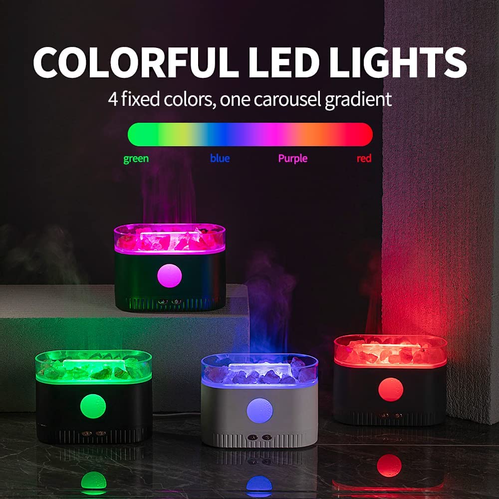 Flame Aroma Diffuser LA-0630-1 with lights