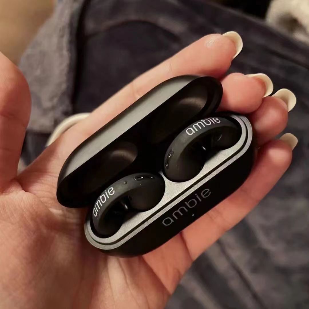 Bone Conduction Headphones - Black Earcuff