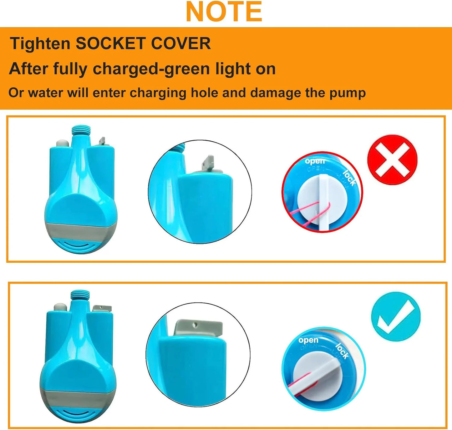 Portable Outdoor Camping Electric Shower with Folding Bucket Kit For Travel Car Washing Camping Hiking