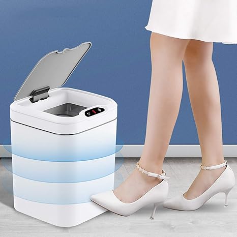Smart Sensor Dustbin 15L bin Household Bathroom Toilet Bedroom Living Room Narrow Seam Sensor Bin