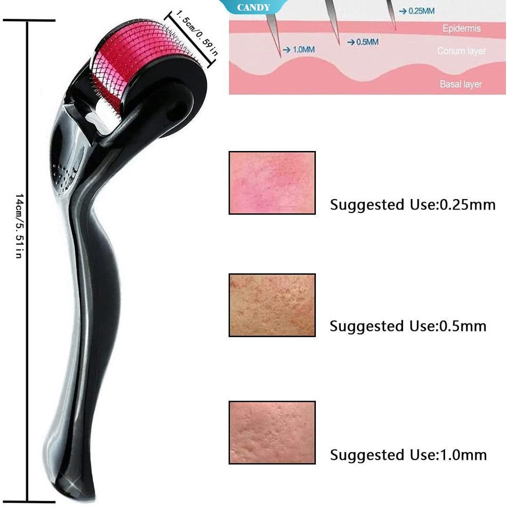 Derma Roller system with 540 Micro Needle Titanium Best Derma Roller Kit Micro Roller