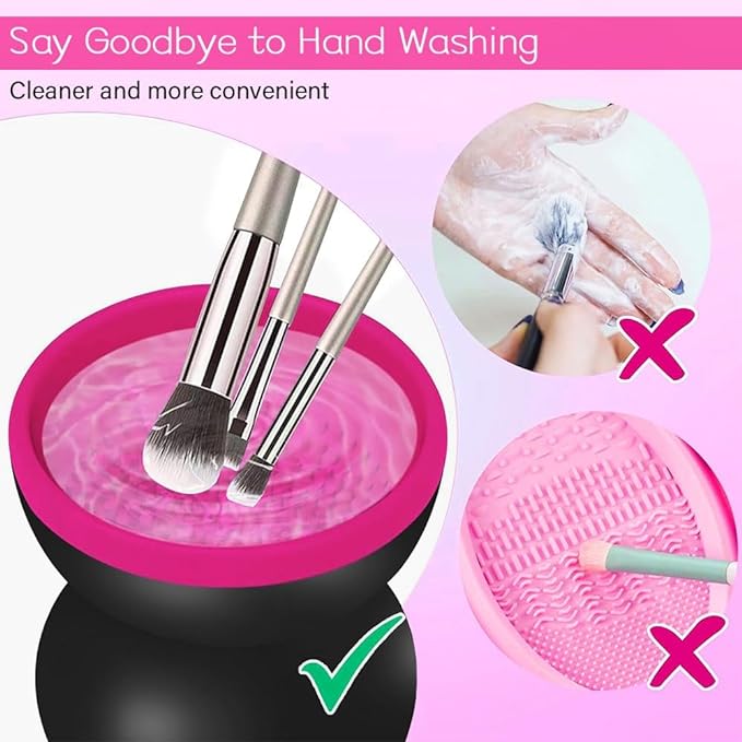 Portable Mini Makeup Brush Cleaner