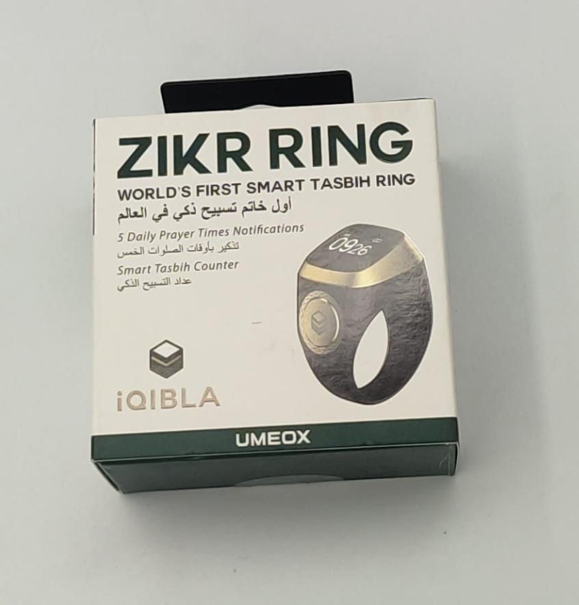Zikr Ring With phone connectivity and Adan Notification