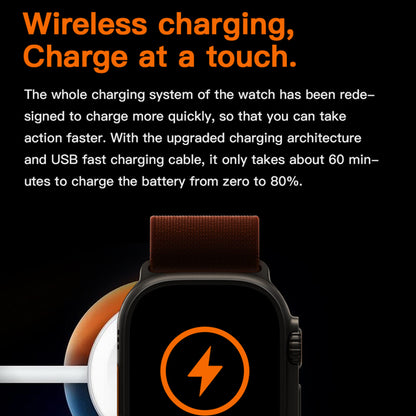 T800 ULTRA 2 Smart Watch, 1.99" Screen, Bluetooth Call, Heart and Blood Pressure Monitor, Android and iOS