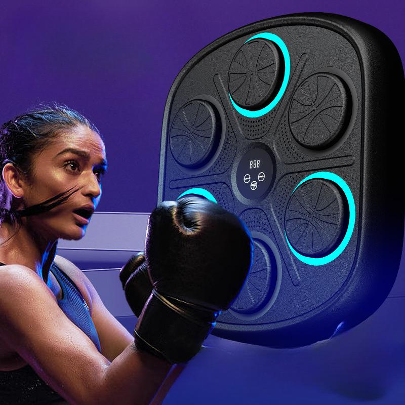 Intelligent Boxing Trainer Machine Wall Mounted Music and Lights Stress Release