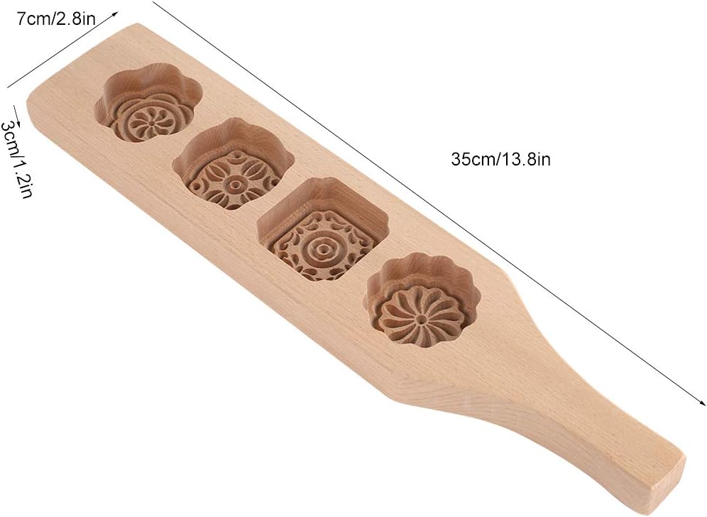 Wooden Muffin And Mooncake Baking Mold Cups Handmade Soap Molds Biscuit Chocolate Ice Cake candy