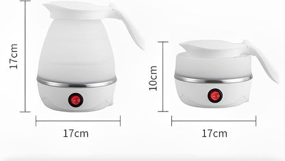 Travel Foldable Silicon Water Heater Jug Collapsible Mini Portable Electric Kettle
