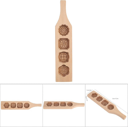 Wooden Muffin And Mooncake Baking Mold Cups Handmade Soap Molds Biscuit Chocolate Ice Cake candy