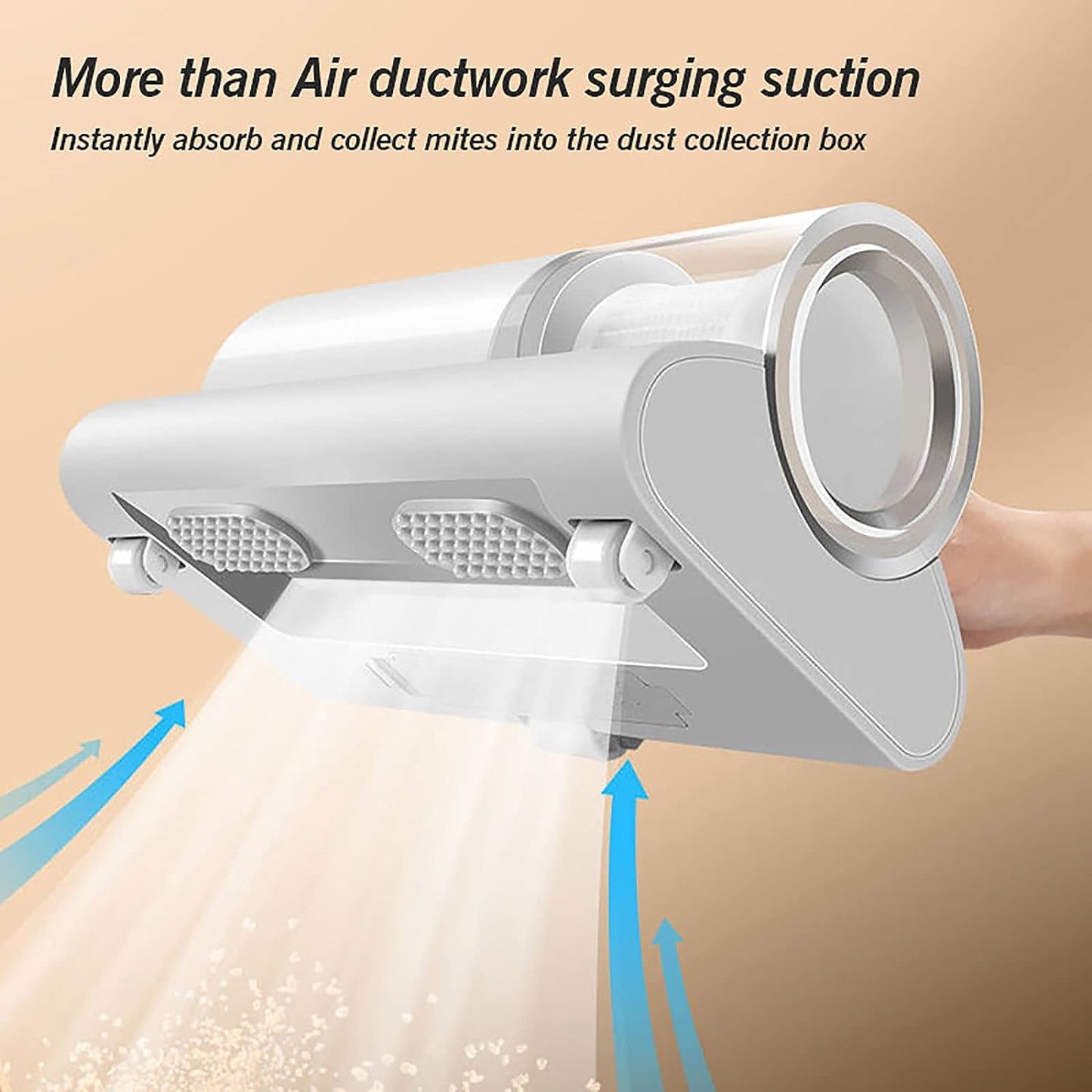 Dust and Mite Vacuum Cleaner Powerful Suction, Deep Cleaner for Bed Cleaning, Sheet, Fabric, couch Sofa