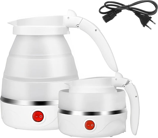 Travel Foldable Silicon Water Heater Jug Collapsible Mini Portable Electric Kettle