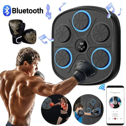 Intelligent Boxing Trainer Machine Wall Mounted Music and Lights Stress Release