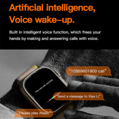 T800 ULTRA 2 Smart Watch, 1.99" Screen, Bluetooth Call, Heart and Blood Pressure Monitor, Android and iOS