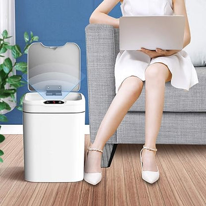Smart Sensor Dustbin 15L bin Household Bathroom Toilet Bedroom Living Room Narrow Seam Sensor Bin