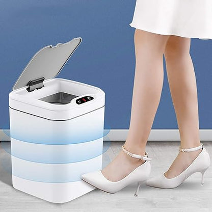 Smart Sensor Dustbin 15L bin Household Bathroom Toilet Bedroom Living Room Narrow Seam Sensor Bin
