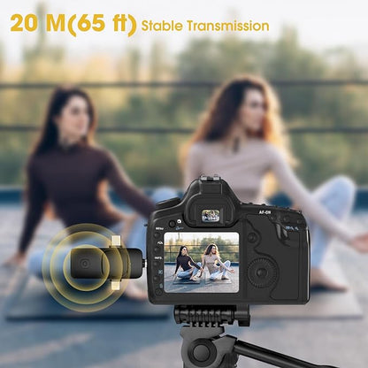 Mini Wireless Streaming Microphone 2 in 1  Compatibility  IPhone & Android Type C Port and lightening Port