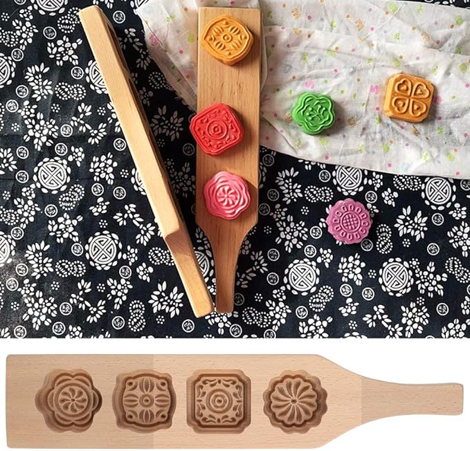 Wooden Muffin And Mooncake Baking Mold Cups Handmade Soap Molds Biscuit Chocolate Ice Cake candy