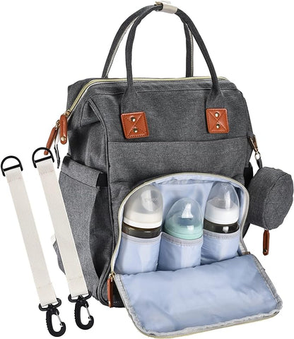 Baby Foldable Backpack Diaper Bag Backpack: Changing Station, Toys