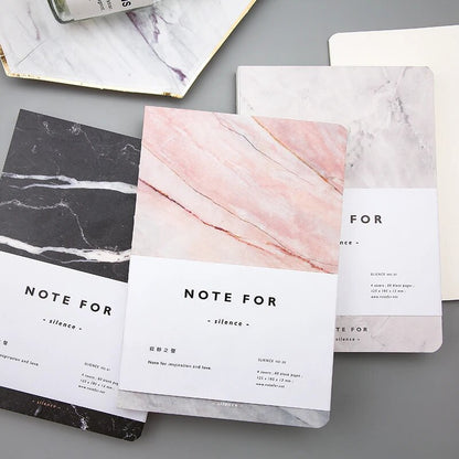 Marble Design 80 A5 Pages Notebook dairy journal