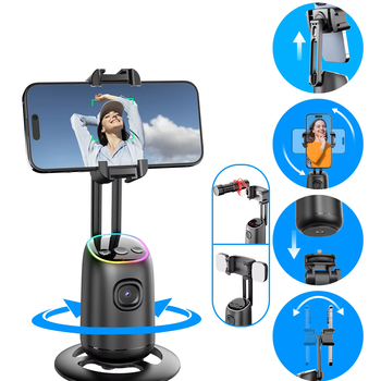 P05 Auto Face Tracker smart 360° motion follows you for perfect shots