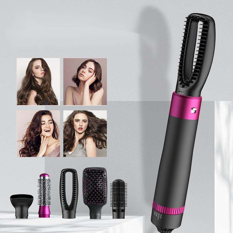 Hot Air Brush 5 in 1 : Dry, Style, and Volumize with Ionic Technology