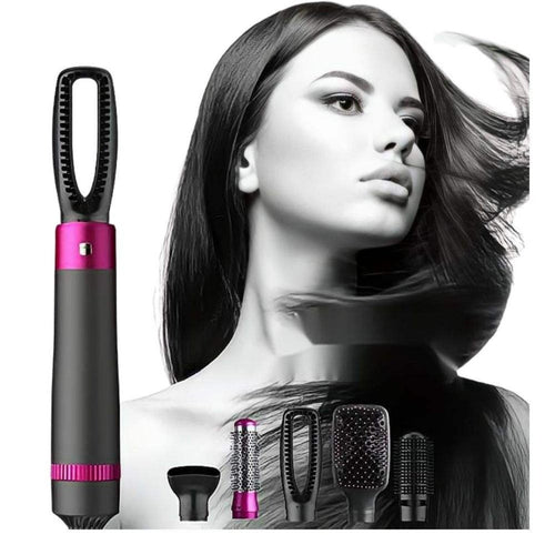 Hot Air Brush 5 in 1 : Dry, Style, and Volumize with Ionic Technology