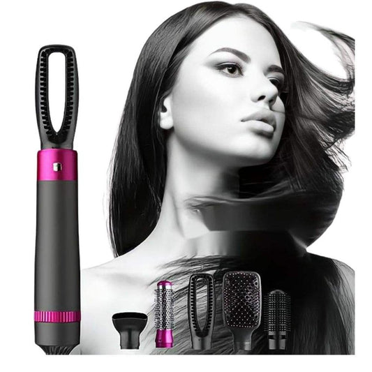 Hot Air Brush 5 in 1 : Dry, Style, and Volumize with Ionic Technology
