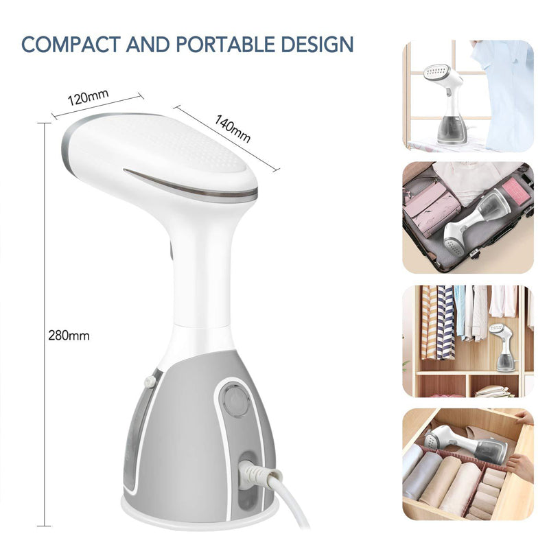 Portable Garment Steamer & Hand Hanging iron Machine Pink