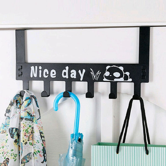 Over The Door Hooks, Stainless Steel Heavy Duty Over Door Hanger Hooks for Coat Robe Hat Clothes Towels Hanging, Bathroom Organizer Towel Rack