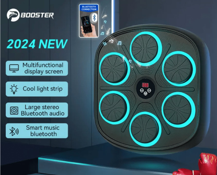 Intelligent Boxing Trainer Machine Wall Mounted Music and Lights Stress Release