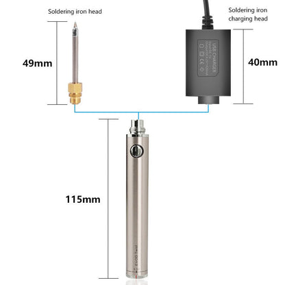 Low Voltage Lithium Battery Wireless Soldering Iron Welding Set
