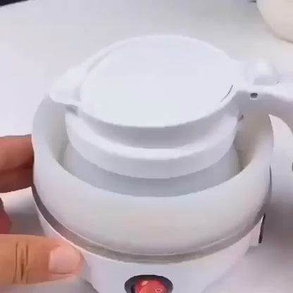 Travel Foldable Silicon Water Heater Jug Collapsible Mini Portable Electric Kettle
