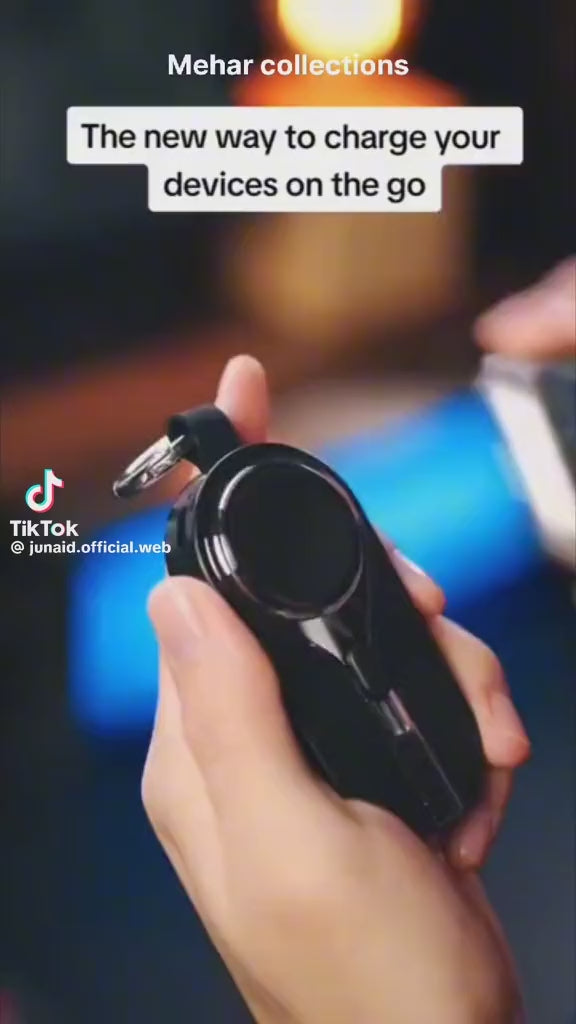 2 in 1  key chain power Bank