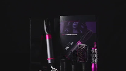 Hot Air Brush 5 in 1 : Dry, Style, and Volumize with Ionic Technology