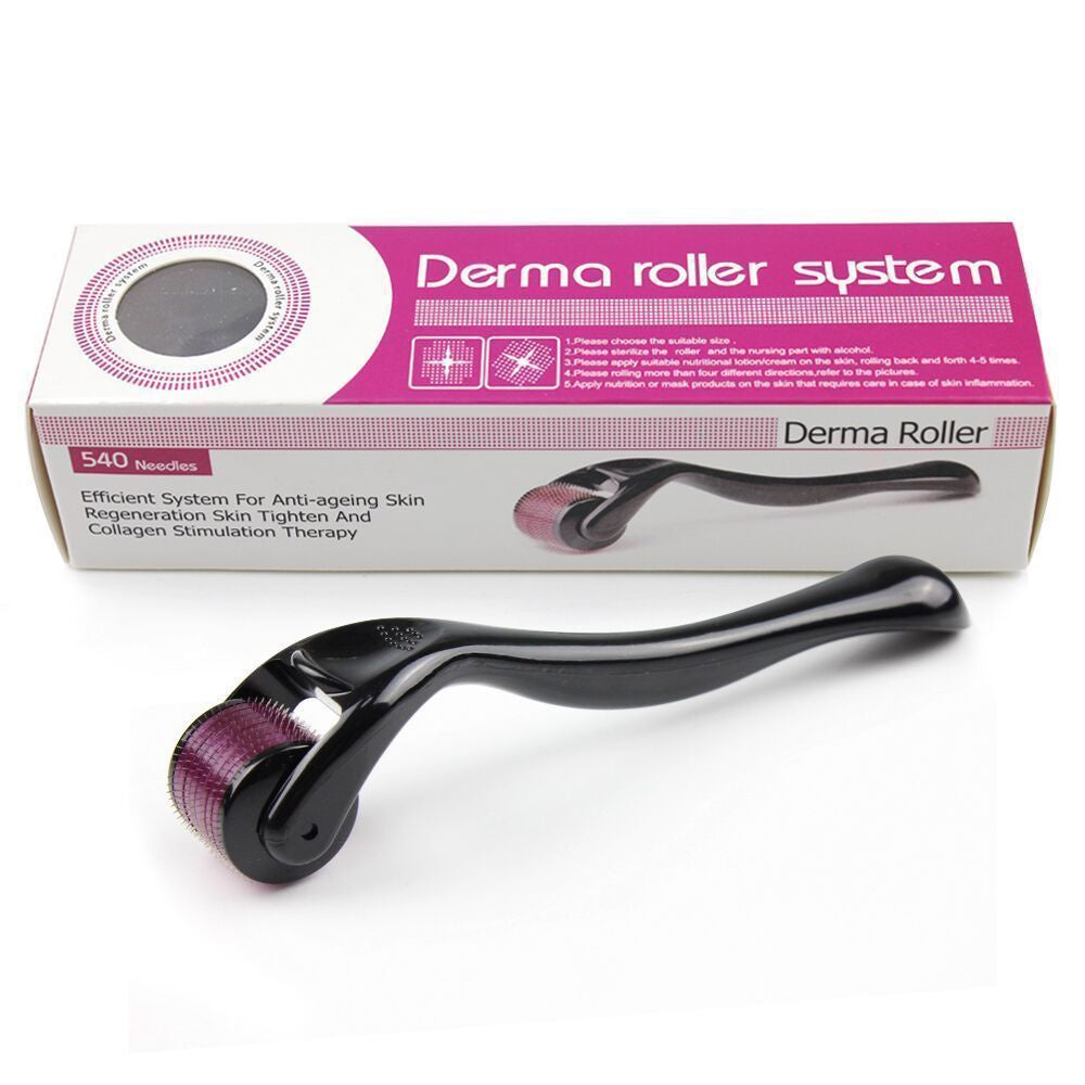 Derma Roller system with 540 Micro Needle Titanium Best Derma Roller Kit Micro Roller