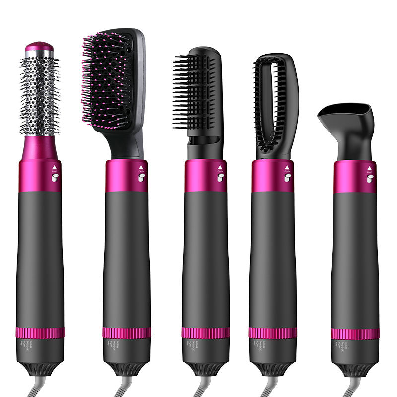Hot Air Brush 5 in 1 : Dry, Style, and Volumize with Ionic Technology