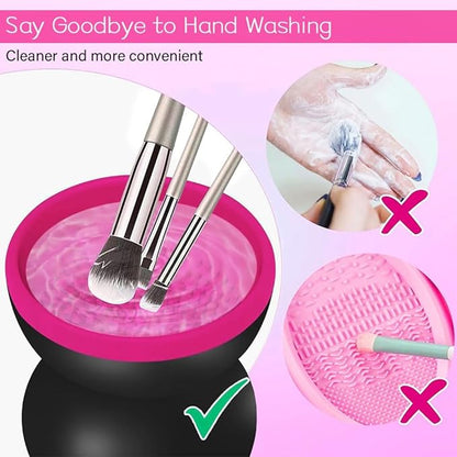 Portable Mini Makeup Brush Cleaner
