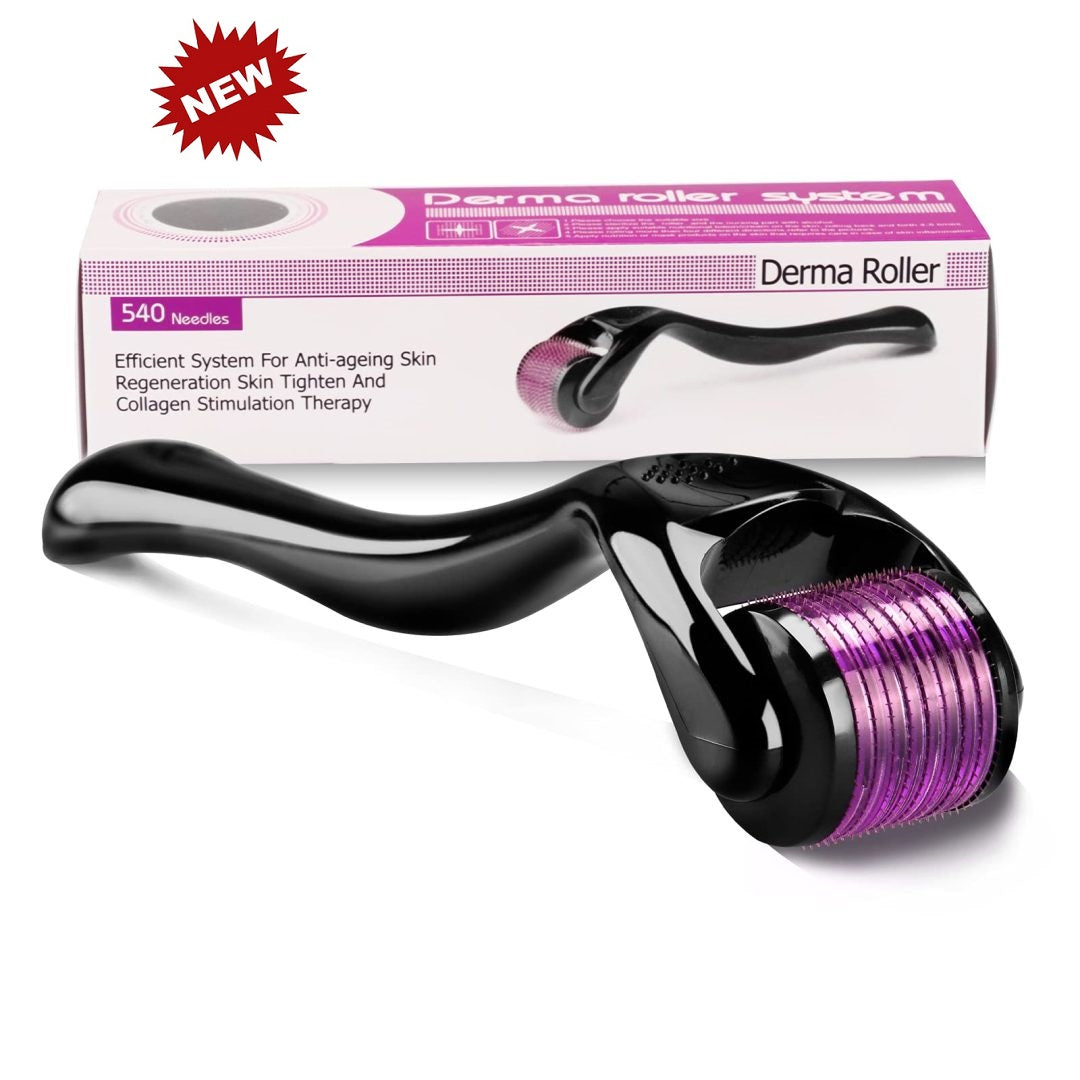 Derma Roller system with 540 Micro Needle Titanium Best Derma Roller Kit Micro Roller