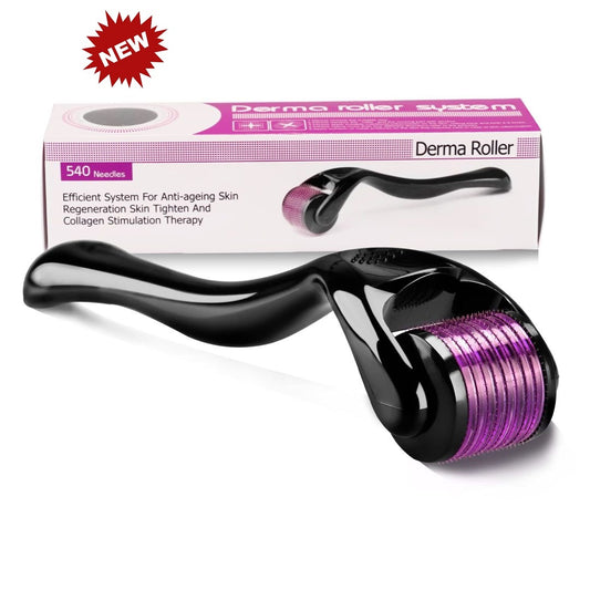 Derma Roller system with 540 Micro Needle Titanium Best Derma Roller Kit Micro Roller