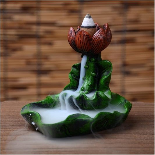 Ceramics Waterfall Incense Burner, Backflow Incense Burner