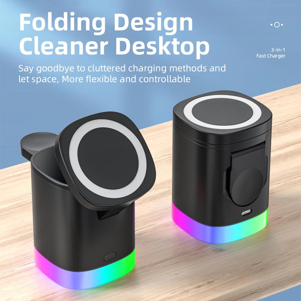 3-in-1 Wireless Charging Station
